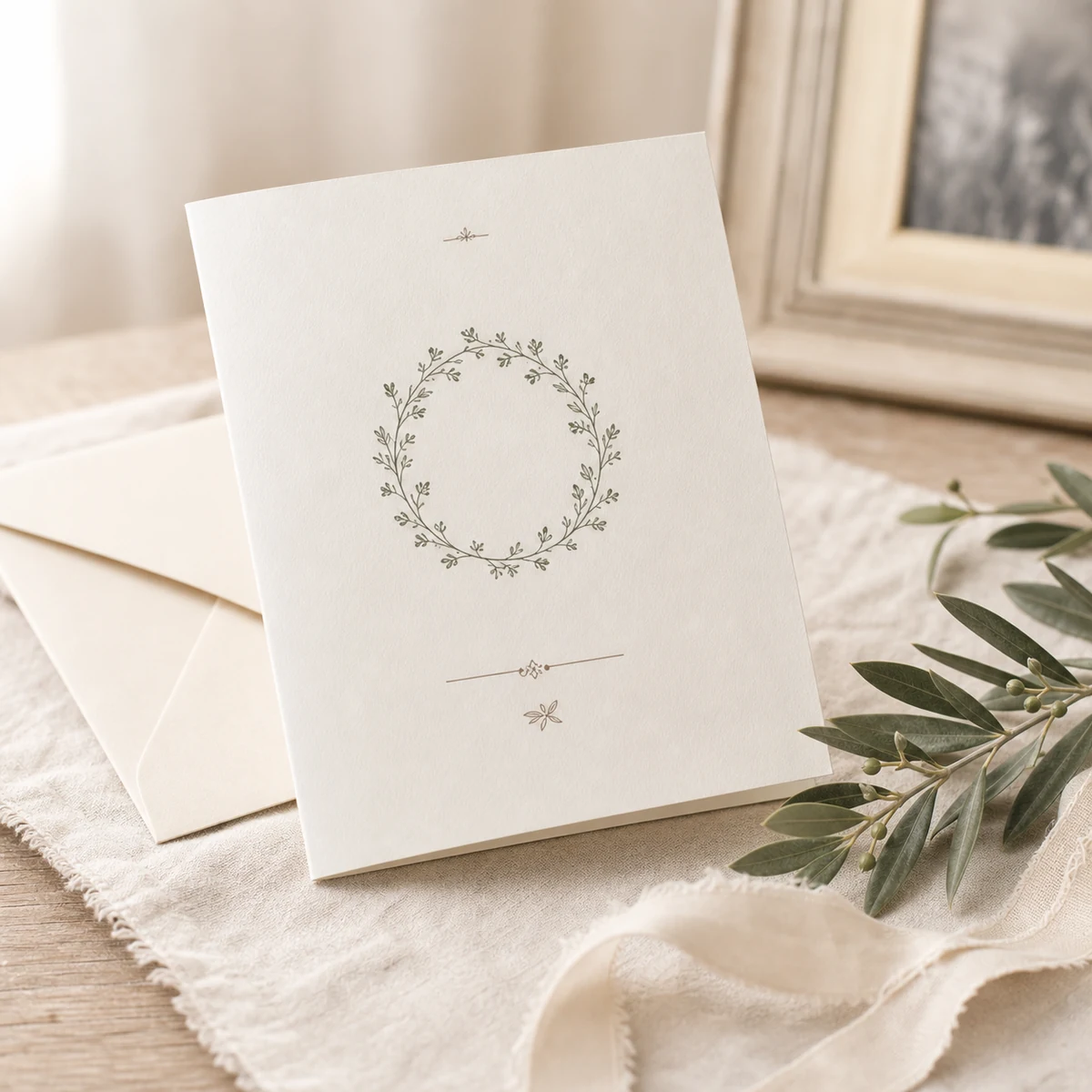 Sympathy Card Set — Four editable folded cards